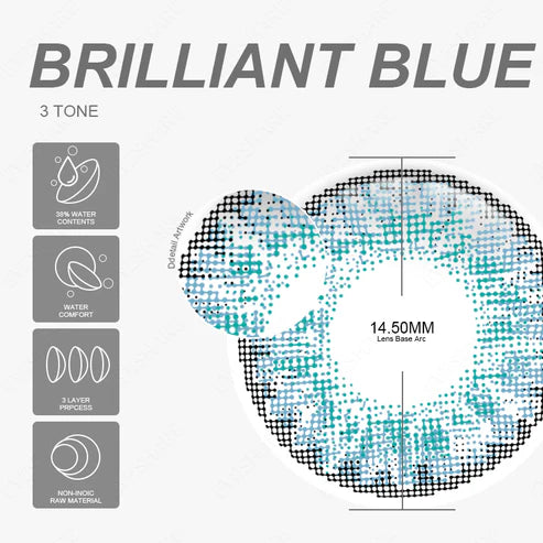 3TONE BRILLANTBLUE