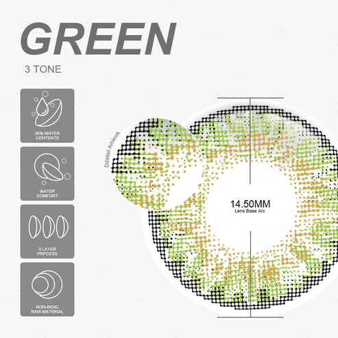 3TONE GREEN