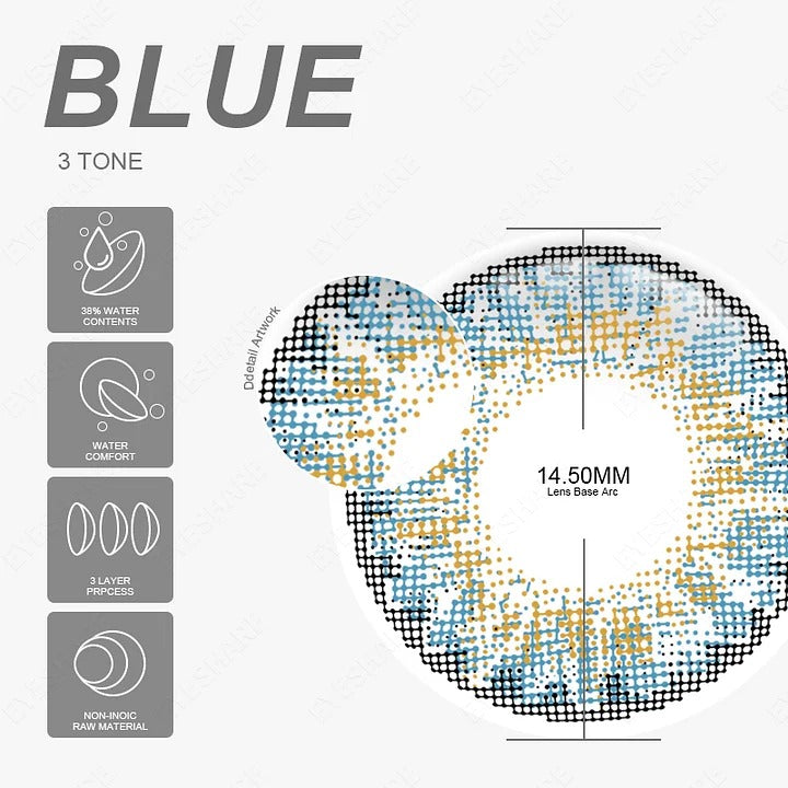 3TONE BLUE