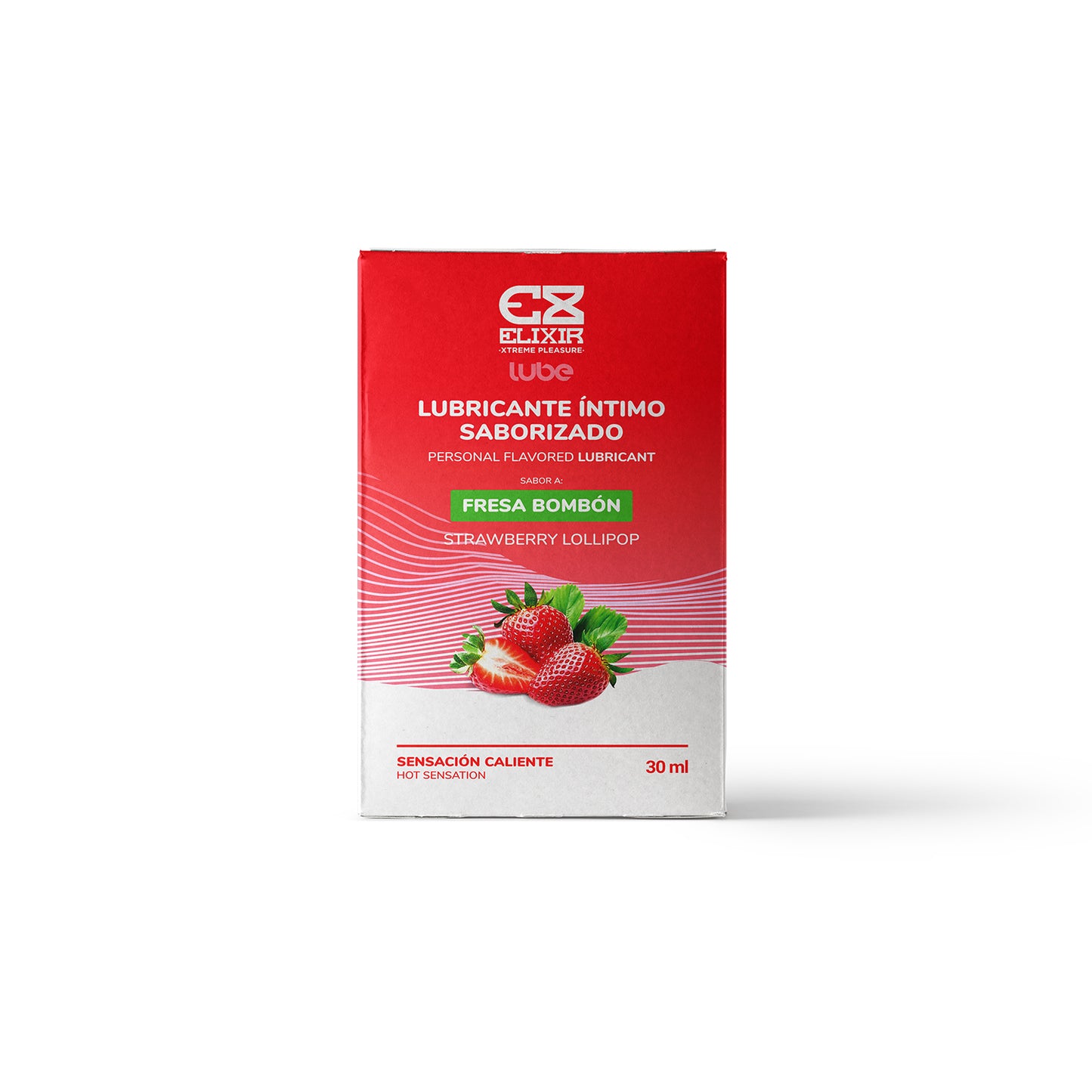 Lubricante Saborizado Fresa Bombon Elixir