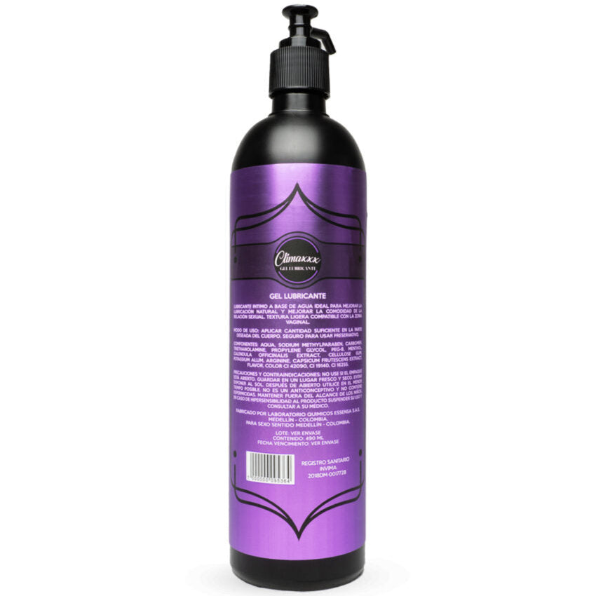 Lubricante Íntimo Tipo Cum Climaxxx 490ML