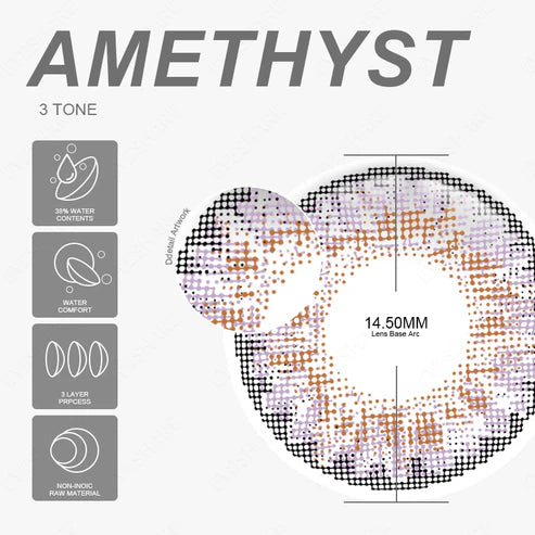 3TONE AMETHYST