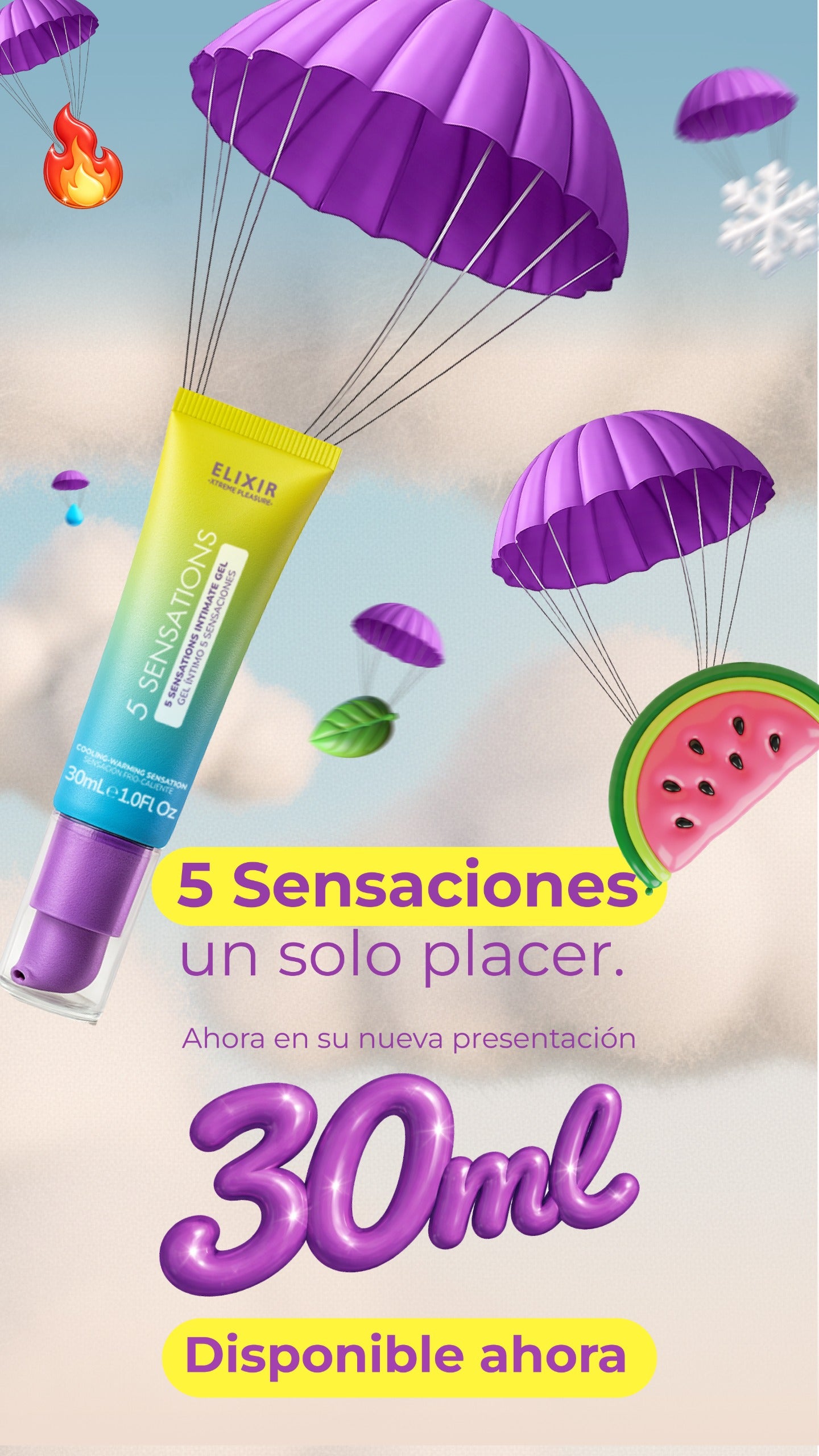 Lubricante 5 Sensaciones 30ml