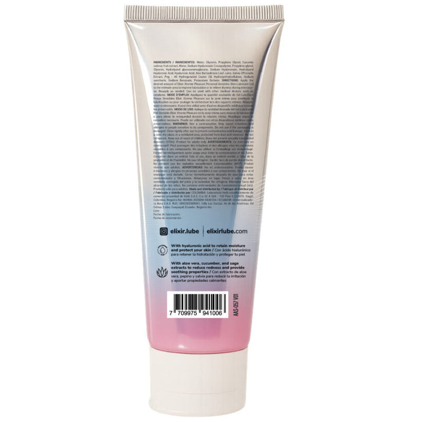 Lubricante base agua PIEL SENCIBLE 100 ml