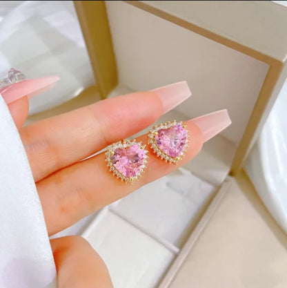 COLLAR CORAZON ROSADO