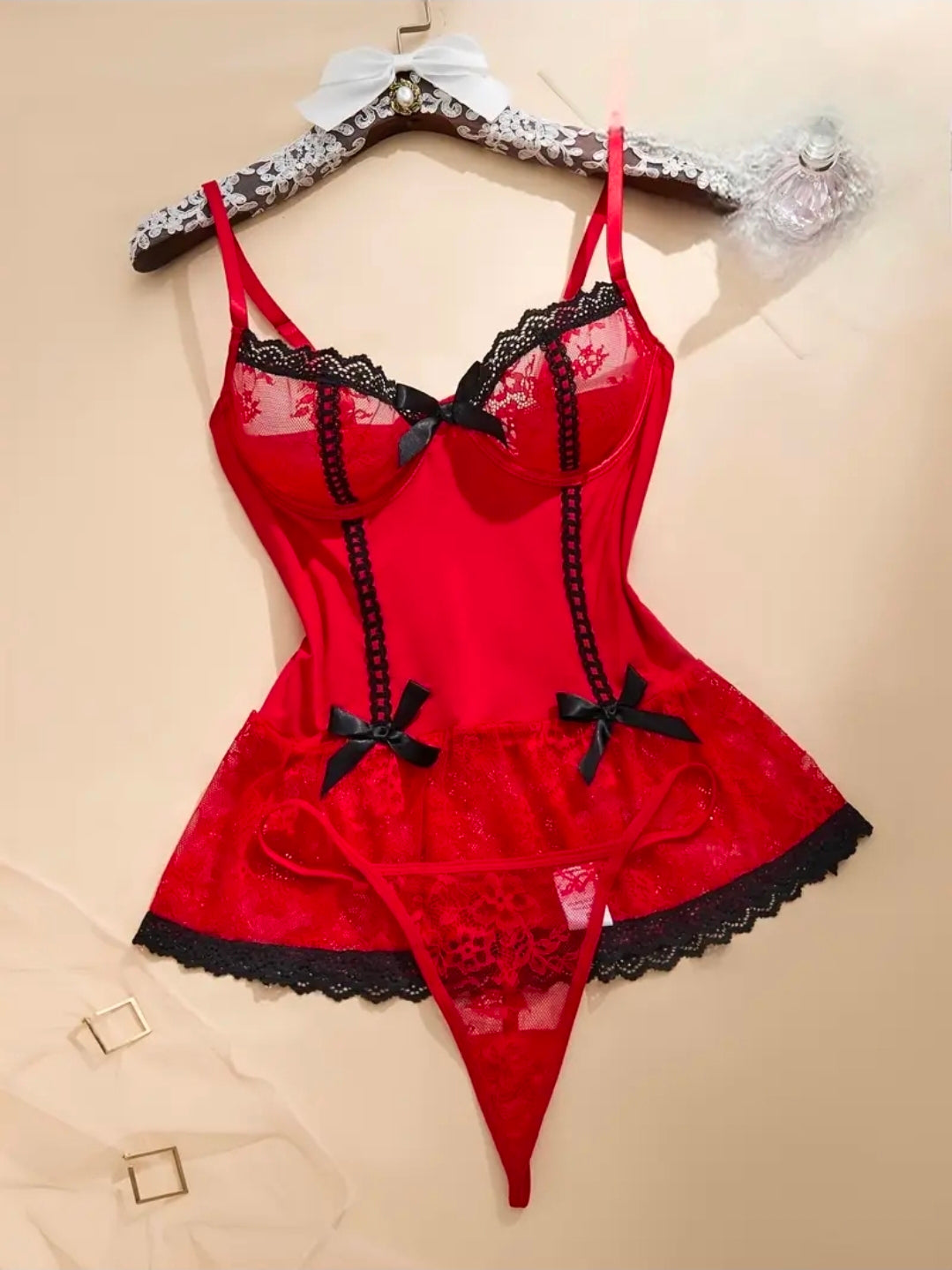 RED RED BABY DOLL
