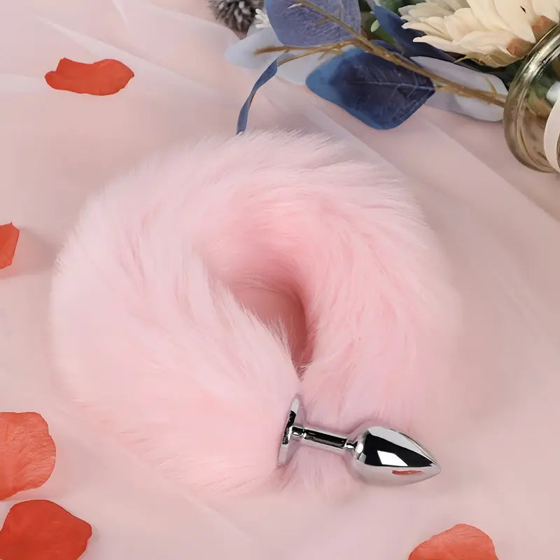 Plug Anal Con Cola Rosa