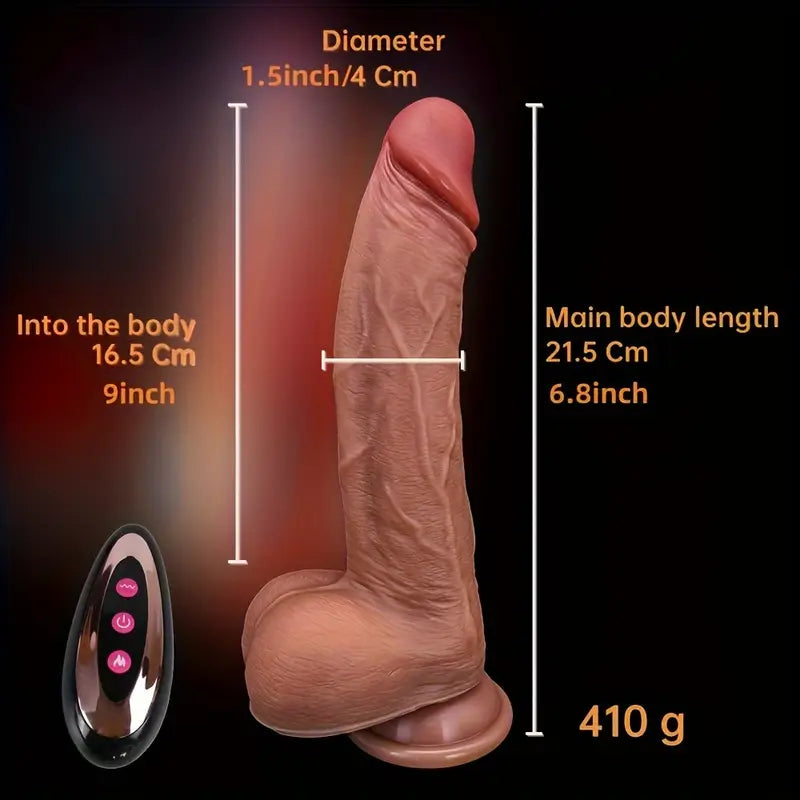 DILDO EMPUJE 21.5 cm