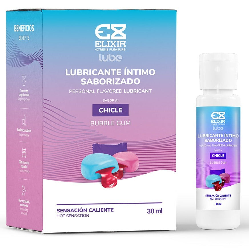 Lubricante Saborizado Chicle Elixir