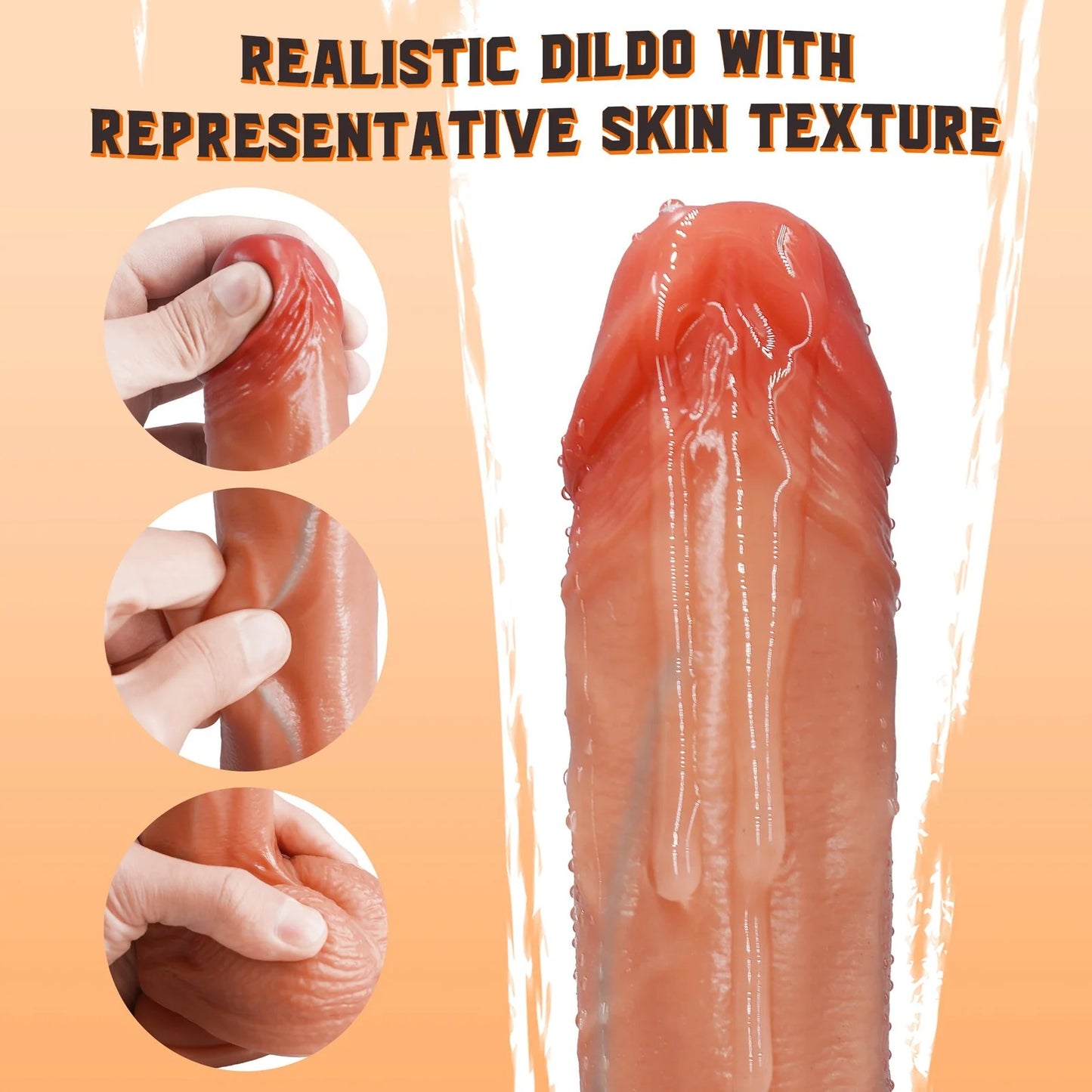 DILDO EMPUJE 21.5 cm